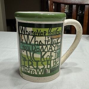 Rare Vtg. Dept 56 Irish Blessing 20oz. Mug.